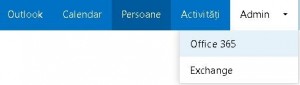 meniu principal office365