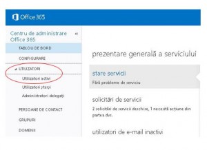 centru de administrare utilizatori office365