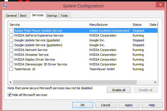 System_Configuration_Services_disable_all_Optimizare