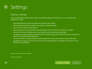 Windows -8-use-express-settings