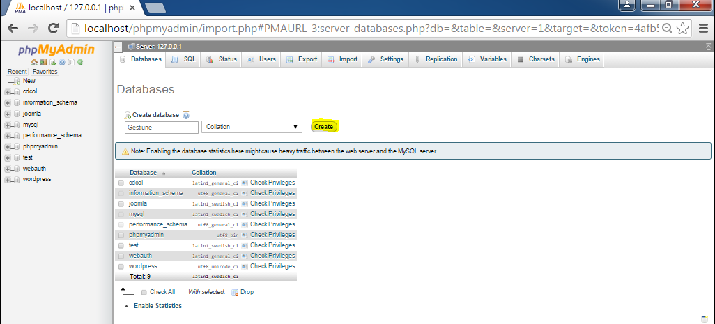 mosaic Separation lever Afla cum sa instalezi o baza de date cu phpmyadmin – Askit | Solutii si  rezolvari pentru diverse situatii IT
