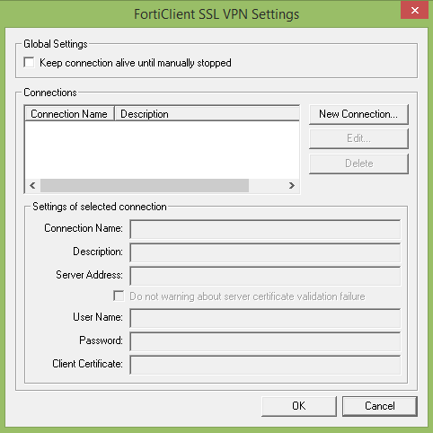 fortinet vpn client windows 8