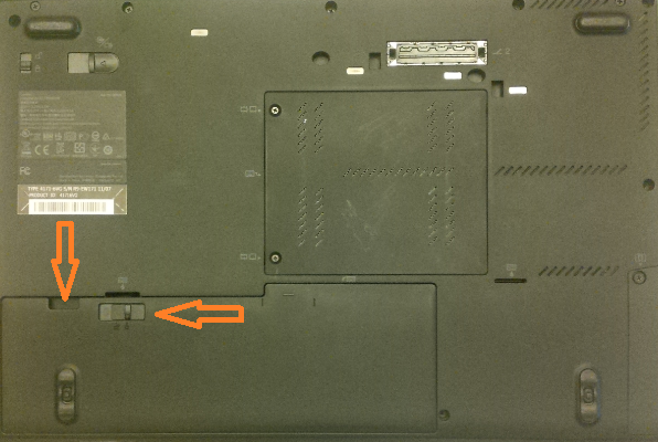scoatem bateria si suruburile Lenovo ThinkPad T420s