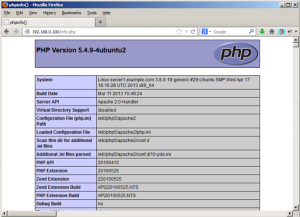 testare php