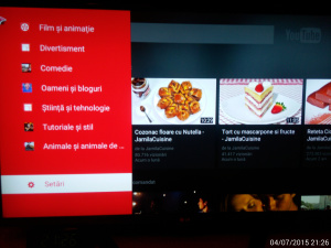 acces setari youtube tv