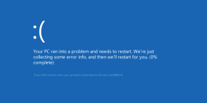 blue screen windows 8