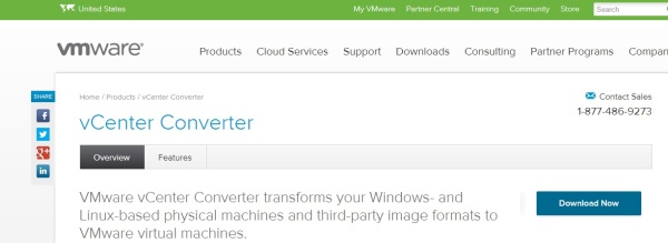 1 cum virtualizam un server fizic folosind vcenter converter