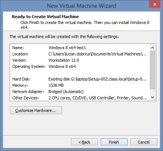 17 Cum se deschide imaginea virtuala a unui server utilizand VMware Workstation