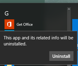 uninstall app 1