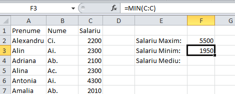 3_Functile_de_Excel_pentru_maxim_minim_medie_al_unor_date_numerice