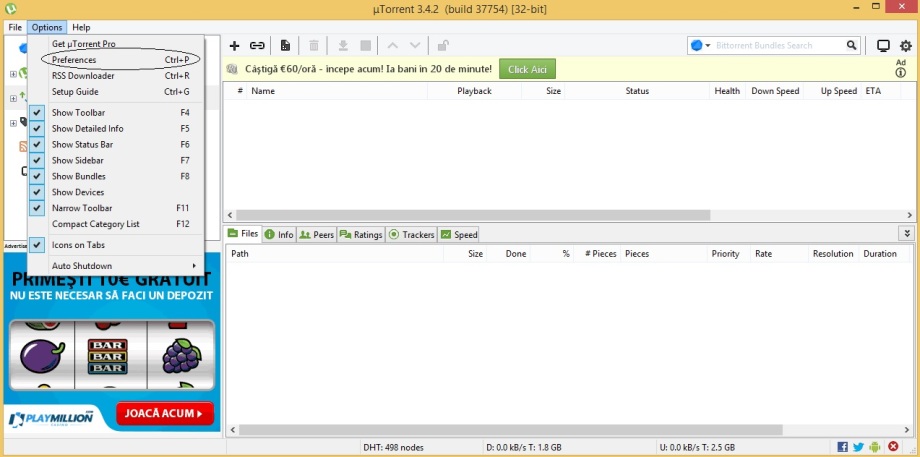 utorrent 2.2.1 disk overloaded