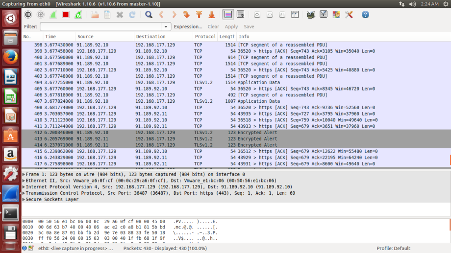 run wireshark linux