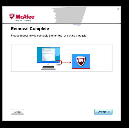 mcafee removal tool windows 7 incomplete uninstallation