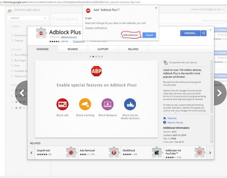 adblock chrome extension