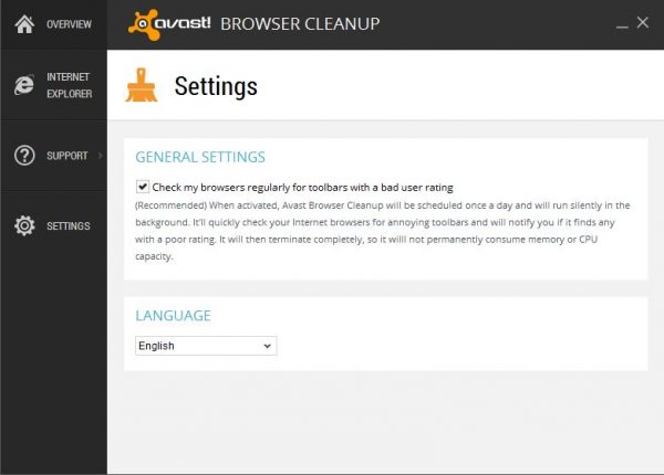 disable avast browser site correct