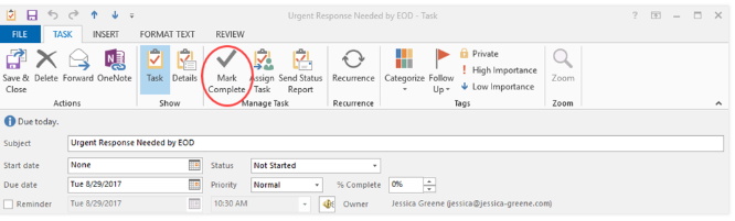 outlook task manager