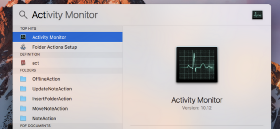 how to find activity monitor on mac