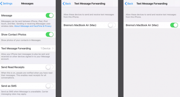 how to set up your messages on your mac