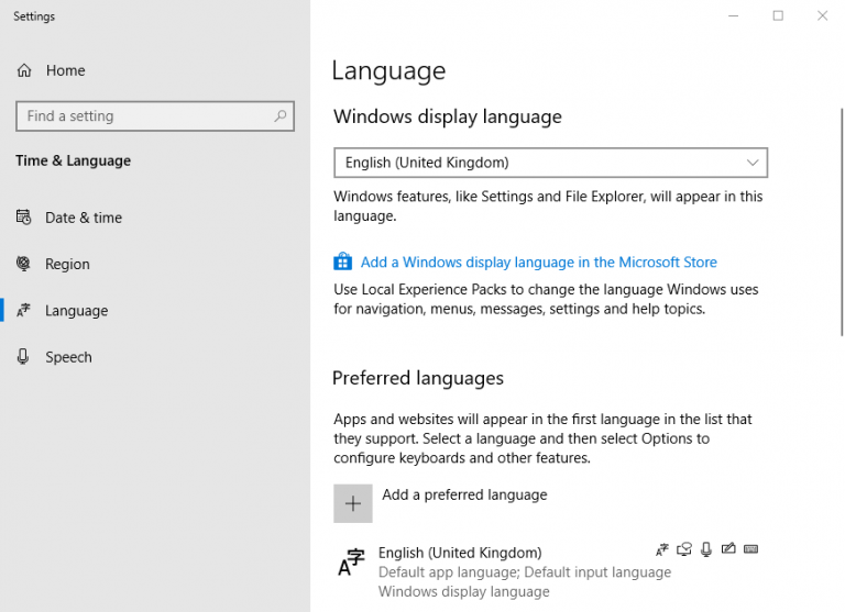 windows 10 language pack not downloading