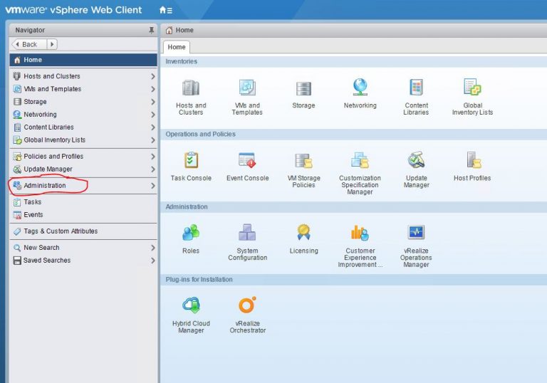 creating clusters in vsphere client 6.5