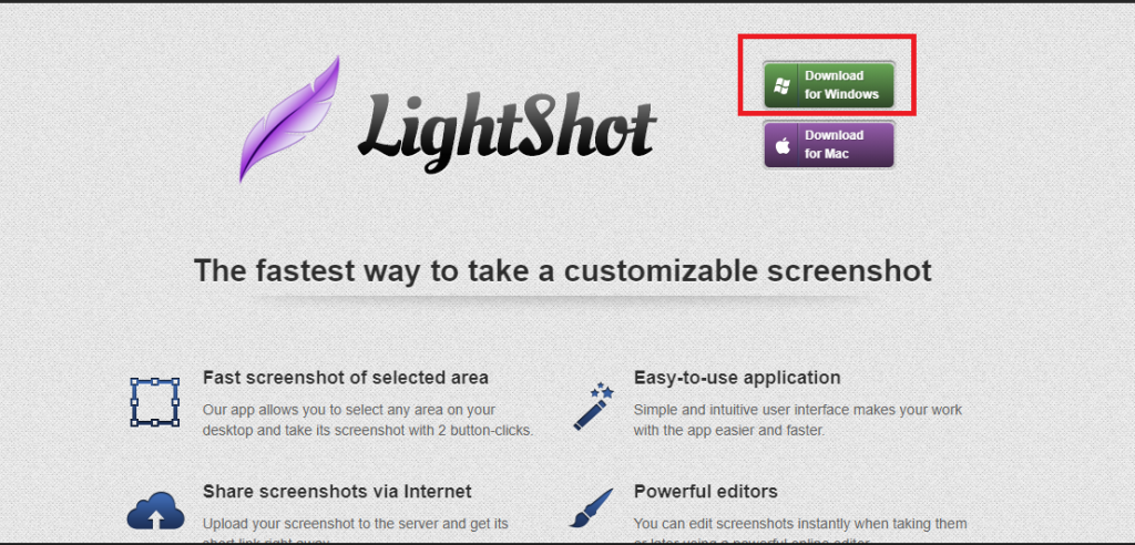 lightshot screenshot windows