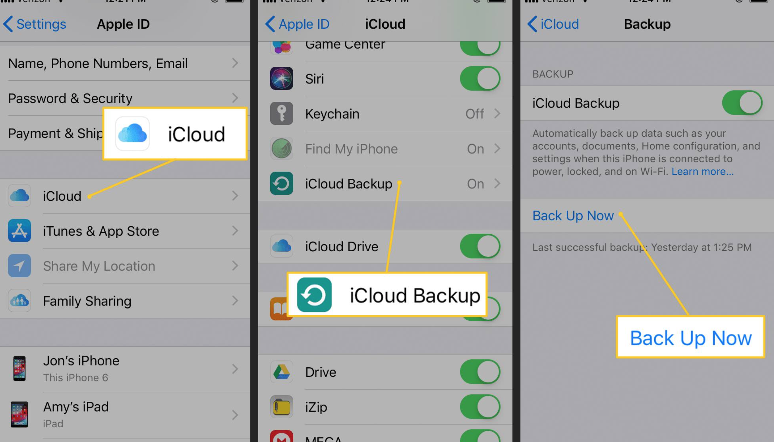 How to Transfer iPhone Contacts by Restoring an iCloud