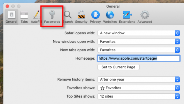 how to view saved passwords on mac safari