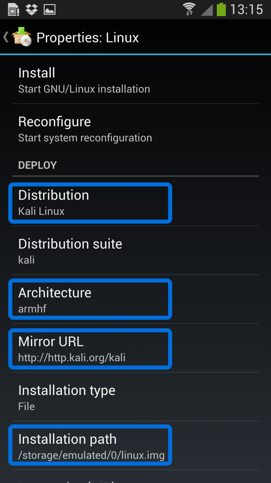 Kali Linux on Android using Linux Deploy – Askit | Solutii si rezolvari