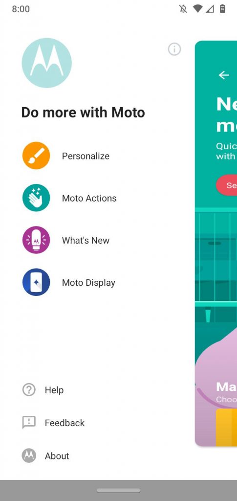 How to enable One Button Navigation using Moto Actions – Askit