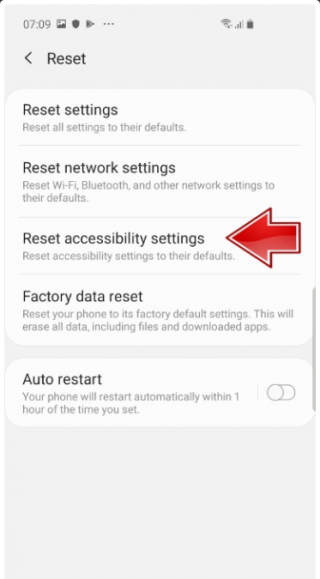 reset network settings samsung s10