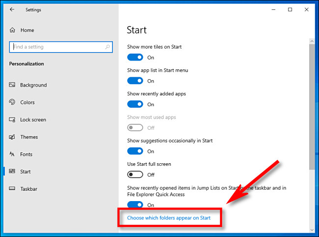 windows start menu shortcut storage location