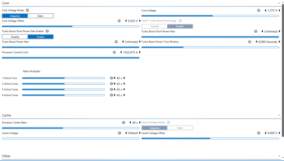 intel extreme tuning utility overclock