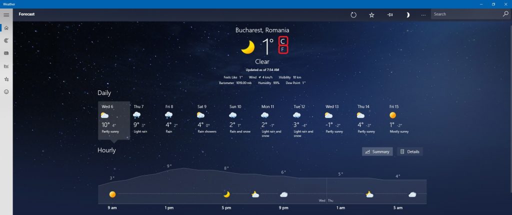 How to Choose Fahrenheit or Celsius in Windows 10 Weather App – Askit