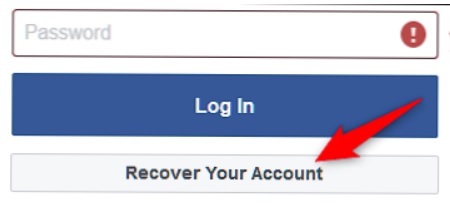 Cont facebook recuperare Recuperare cont
