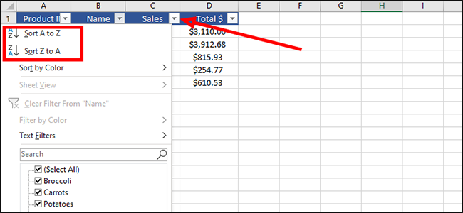 how-to-make-multiple-sortable-headings-in-excel-2-methods-exceldemy