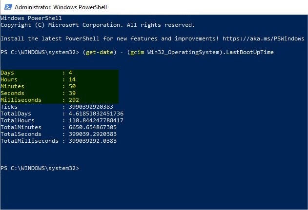 How to Find Your System Uptime in Windows 10 – Askit | Solutii si ...