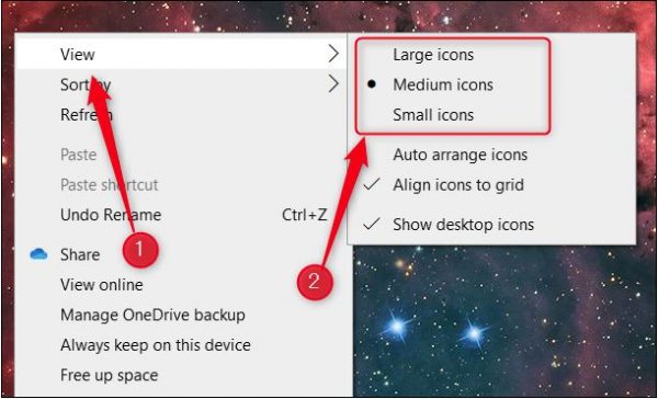 How To Change Icon Sizes On Windows 10 Askit Solutii Si Rezolvari