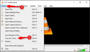 how to convert a file to wav with vlc