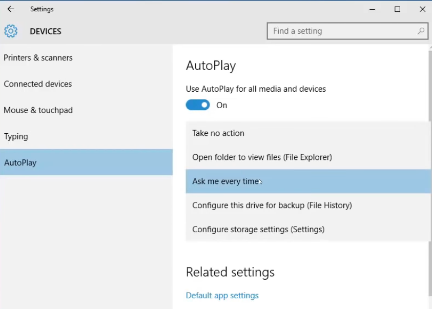 How to set AutoPlay on windows 10 – Askit | Solutii si rezolvari pentru