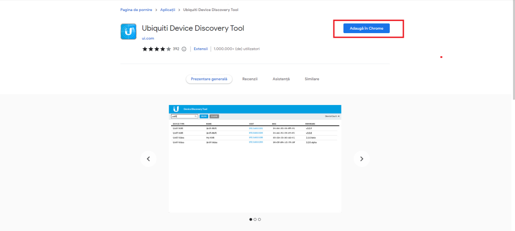 Ubiquiti device discovery tool chrome как запустить