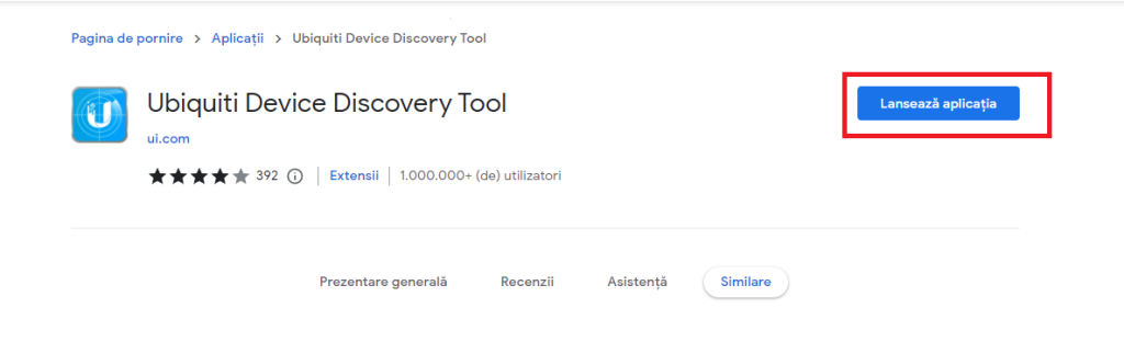 Ubiquiti device discovery tool chrome как запустить